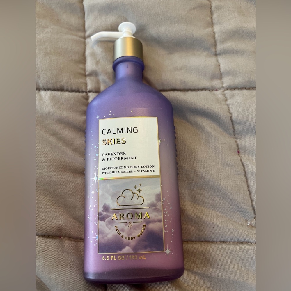 Bath and Body Works Calming Skies Lavender body lotion, new unopened